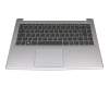 40073124 original Medion keyboard incl. topcase DE (german) black/grey with backlight