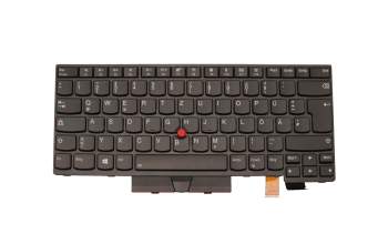 01AX540 original Lenovo keyboard black/black with backlight and mouse-stick