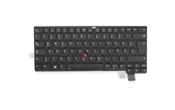 01EP439 original Lenovo keyboard DE (german) black/black with backlight and mouse-stick