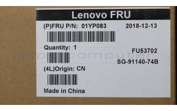 Lenovo 01YP083 NB_KYB FRU COMO SK,LTN,KB,BK,LAS