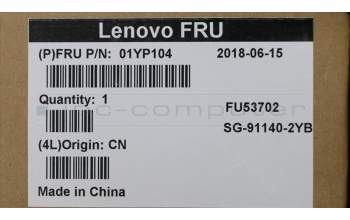 Lenovo 01YP104 NB_KYB FRU COMO SK,LTN,KB,BK,SI