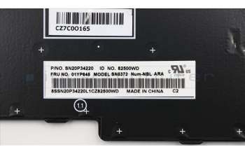 Lenovo 01YP645 NB_KYB FRU COMO NM,LTN,KB,BK,ARA