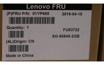 Lenovo 01YP655 NB_KYB FRU COMO NM,LTN,KB,BK,HU