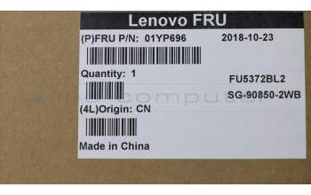 Lenovo 01YP696 NB_KYB FRU COMO NM,LTN,KB-BL,BK,IS