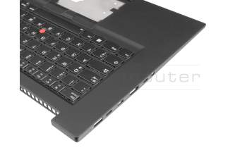 01YU774 original Lenovo keyboard incl. topcase DE (german) black/black with backlight and mouse-stick b-stock