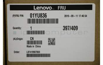 Lenovo 01YU836 FRU of SD10T04839 BOE 15.6 FHD IPS AG 25