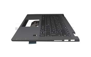 025.901N4.0001 original Lenovo keyboard incl. topcase DE (german) black/grey with backlight