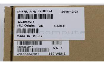 Lenovo 02DC024 CABLE FRU LCD Cable yoga