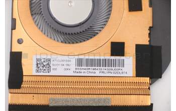 Lenovo 02DL974 HEATSINK FRU FA491_UMA_THM_ASSY_SUNON