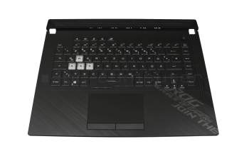 0406-01200000 original Asus keyboard incl. topcase DE (german) black/black with backlight