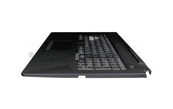 04060-01200000 original Asus keyboard incl. topcase DE (german) black/transparent/black with backlight