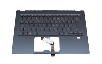 05204E93K201 original Acer keyboard incl. topcase DE (german) blue/blue with backlight