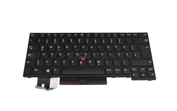 07L0003 original Lenovo keyboard DE (german) black/black with mouse-stick