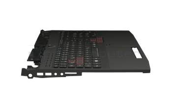 0KN0-EX2GE12 original Acer keyboard incl. topcase DE (german) black/black with backlight