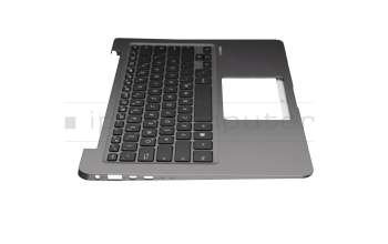 0KN1-2P2GE13 original Pegatron keyboard incl. topcase DE (german) black/grey