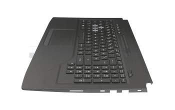 0KN1-3G1GE11 original Pega keyboard incl. topcase DE (german) black/black with backlight