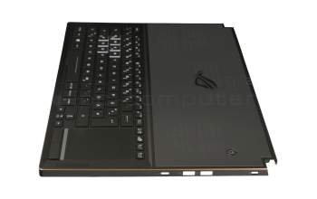 0KN1-4N2GE31 original Pega keyboard incl. topcase DE (german) black/black with backlight