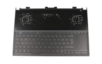 0KN1-641GE11 original Pega keyboard incl. topcase DE (german) black/black with backlight