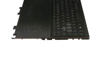 0KN1-641GE11 original Pega keyboard incl. topcase DE (german) black/black with backlight