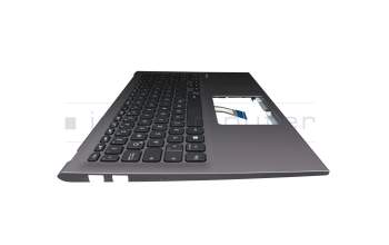 0KN1-732GE11 original Asus keyboard incl. topcase DE (german) black/grey