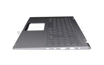 0KN1-752GE16 original Pegatron keyboard incl. topcase DE (german) silver/silver with backlight