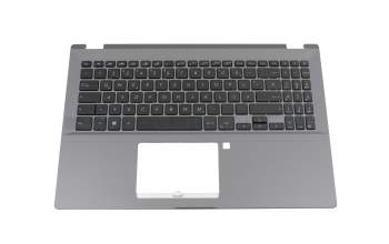 0KN1-7L1GE13 original Pegatron keyboard incl. topcase DE (german) black/grey