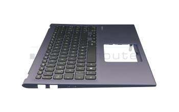 0KNB0-5113GE00 original Asus keyboard incl. topcase DE (german) black/blue