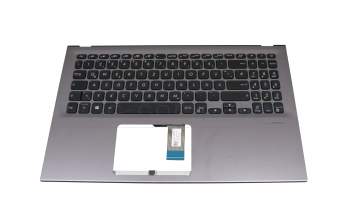 0KNB0-5113GE00 original Asus keyboard incl. topcase DE (german) black/grey