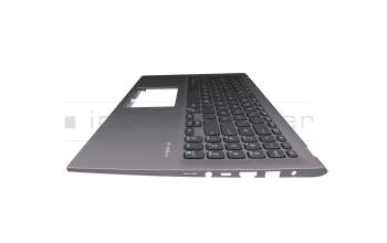 0KNB0-5113GE00 original Asus keyboard incl. topcase DE (german) black/grey