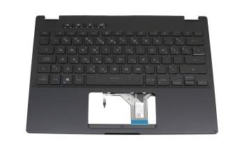 0KNR0-2619GR00 original Asus keyboard incl. topcase GR (greek) black/black with backlight