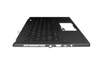 0KNR0-261FGE00 original Asus keyboard incl. topcase DE (german) black/grey with backlight