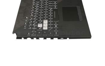 0KNR0-6614GE00 original Asus keyboard incl. topcase DE (german) black/black with backlight