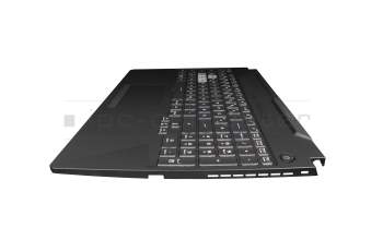 0KNR0-681WGE00 original Asus keyboard incl. topcase DE (german) black/transparent/black with backlight