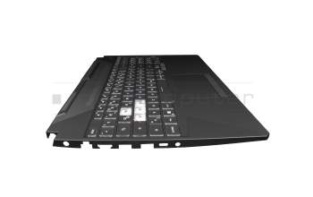 0KNR0-681WGE00 original Asus keyboard incl. topcase DE (german) black/transparent/black with backlight