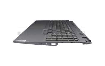 0N7K original Lenovo keyboard incl. topcase US (english) grey/grey with backlight