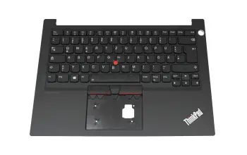 5M10V17046 original Lenovo keyboard incl. topcase DE (german) black/black with backlight and mouse-stick