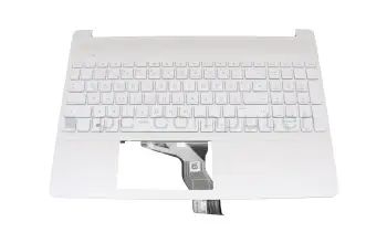 L63574-041 original HP keyboard incl. topcase DE (german) white/white with backlight