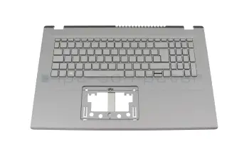 6B.KJLN7.011 original Acer keyboard incl. topcase DE (german) grey/grey with backlight