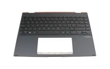 90NB0RZ2-R30SF0 original Asus keyboard incl. topcase CH (swiss) grey/grey with backlight