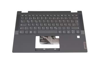 T4005R Keyboard incl. topcase DE (german) grey/grey (Fingerprint) b-stock