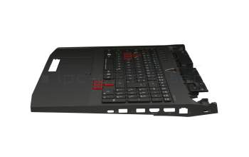 13N0-EXA0311 original Acer keyboard incl. topcase DE (german) black/black with backlight