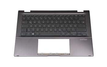 13N1-A0A0121 original Asus keyboard incl. topcase DE (german) grey/grey with backlight (Gun Metal Grey)