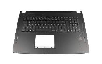 13NB0G90M02011 original Asus keyboard incl. topcase DE (german) black/black with backlight