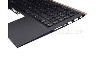 13NB0JX1AM0241 original Asus keyboard incl. topcase DE (german) blue/blue with backlight