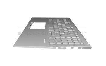 13NB0KA2P02011-1 original Asus keyboard incl. topcase DE (german) silver/silver