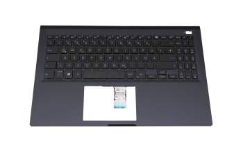 13NX0401AP0601 original Asus keyboard incl. topcase DE (german) black/blue