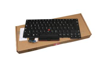 13X00MR original Lenovo keyboard DE (german) black/black with mouse-stick