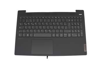 14069742 original Lenovo keyboard incl. topcase DE (german) black/grey with backlight