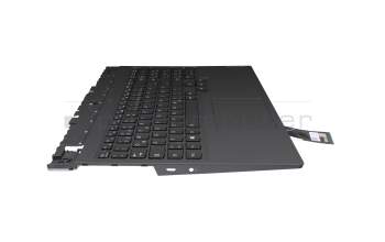 16292280 original Lenovo keyboard incl. topcase DE (german) black/black with backlight RGB