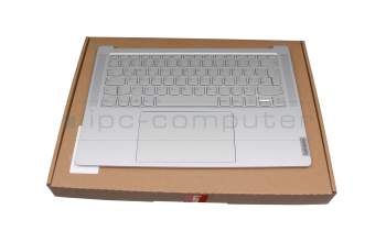 17365628 original Lenovo keyboard incl. topcase DE (german) grey/grey with backlight